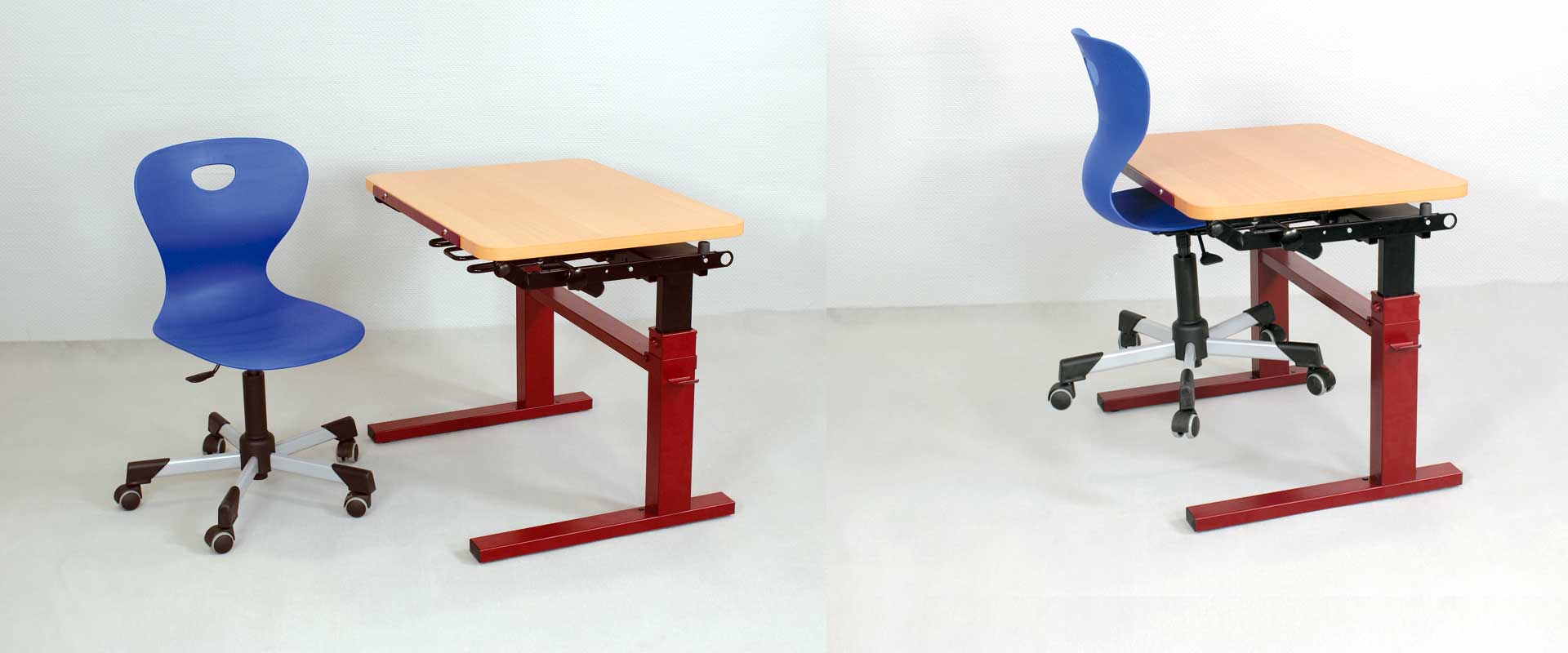 Moeckel Hight And Inclination Adjustable Desks And Tables